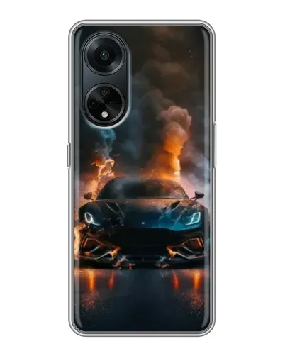 Чохол для OPPO A98 з картинкою «Lamborghini димна естетика» Чохол для OPPO A98 з картинкою «Lamborghini димна естетика»