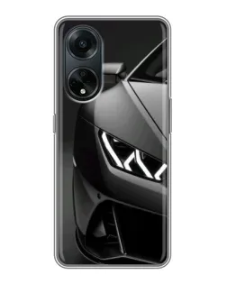 Чохол для OPPO A98 з картинкою «Lamborghini фари деталізація»