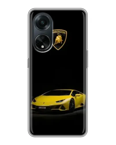 Чохол для OPPO A98 з картинкою «Lamborghini жовтий акцент» Чохол для OPPO A98 з картинкою «Lamborghini жовтий акцент»