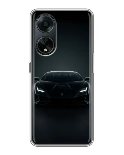 Чохол для OPPO A98 з картинкою «Чорний Lamborghini Aventador» Чохол для OPPO A98 з картинкою «Чорний Lamborghini Aventador»
