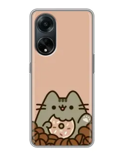 Чохол для OPPO A98 з картинкою «Кавовий Пушин»