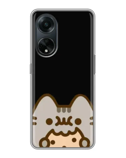 Чохол для OPPO A98 з картинкою «Пушин на чорному»