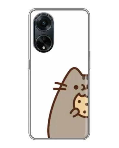 Чохол для OPPO A98 з картинкою «Пушин з печивом»