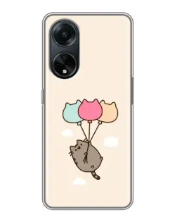 Чохол для OPPO A98 з картинкою «Пушин на кульках»