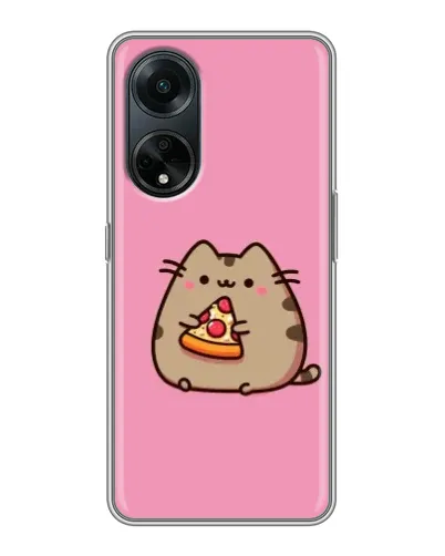 Чохол для OPPO A98 з картинкою «Пушин із піцою»