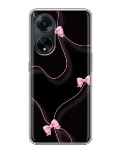 Чохол для OPPO A98 з картинкою «Рожеві стрічки»