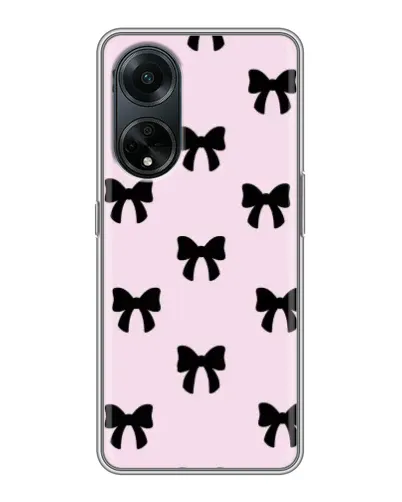 Чохол для OPPO A98 з картинкою «Чорні банти Coquette» Чохол для OPPO A98 з картинкою «Чорні банти Coquette»