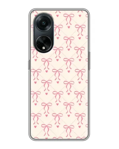Чохол для OPPO A98 з картинкою «Рожеві бантики Coquette» Чохол для OPPO A98 з картинкою «Рожеві бантики Coquette»