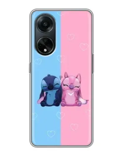 Чохол для OPPO A98 з картинкою «Stitch та Angel Love» Чохол для OPPO A98 з картинкою «Stitch та Angel Love»