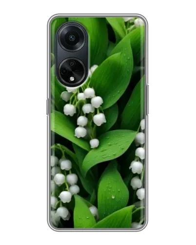 Чохол для OPPO A98 з картинкою «Конвалії в зелені»