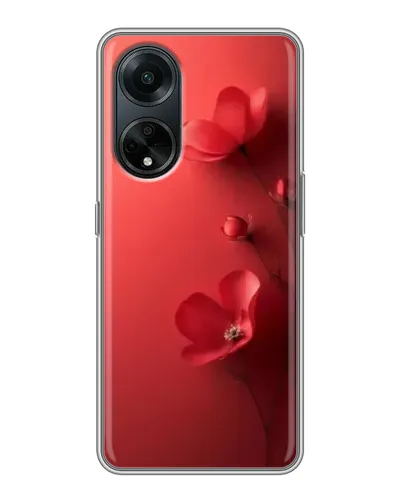 Чохол для OPPO A98 з картинкою «Макові суцвіття»