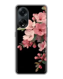 Чохол для OPPO A98 з картинкою «Рожева гілка сакури»