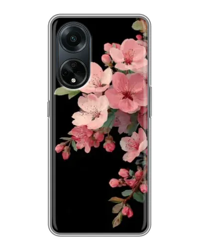 Чохол для OPPO A98 з картинкою «Рожева гілка сакури»