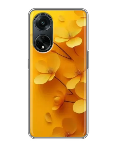 Чохол для OPPO A98 з картинкою «Золоті пелюстки»