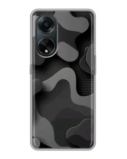 Чохол для OPPO A98 з картинкою «Темний абстрактний камуфляж» Чохол для OPPO A98 з картинкою «Темний абстрактний камуфляж»