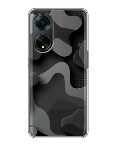 Чохол для OPPO A98 з картинкою «Темний абстрактний камуфляж» Чохол для OPPO A98 з картинкою «Темний абстрактний камуфляж»