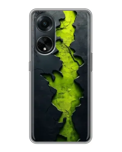 Чохол для OPPO A98 з картинкою «Салатовий розлом скелі» Чохол для OPPO A98 з картинкою «Салатовий розлом скелі»