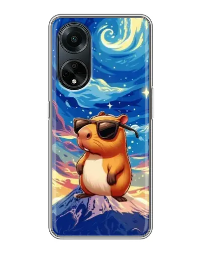 Чехол для OPPO A98 с картинкой «Капибара Ван Гога» Чехол для OPPO A98 с картинкой «Капибара Ван Гога»