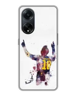 Чехол для OPPO A98 с картинкой «Акварельный Месси Барселона» Чехол для OPPO A98 с картинкой «Акварельный Месси Барселона»