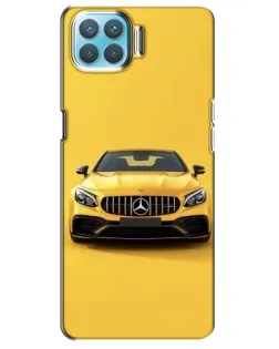 Чехол для OPPO F17 Pro с картинкой «Желтый Mercedes GT»