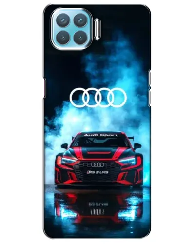 Чехол для OPPO F17 Pro с картинкой «Audi Sport — неон»