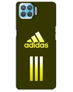 Чехол для OPPO F17 с картинкой «Оливковый градиент Adidas»