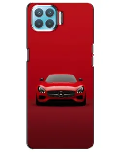 Чехол для OPPO F17 с картинкой «Красный Mercedes AMG»