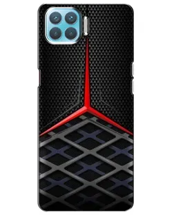Чехол для OPPO F17 с картинкой «Mercedes Carbon Grid»