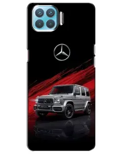 Чехол для OPPO F17 с картинкой «Mercedes G-Class красный»