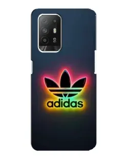 Чехол для OPPO F19 Pro Plus 5G с картинкой «Неоновый Adidas»
