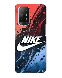 Чохол для OPPO F19 Pro Plus 5G з картинкою «Градієнтний принт Найк»