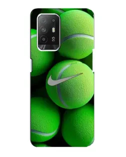 Чохол для OPPO F19 Pro Plus 5G з картинкою «Тенісні м'ячі Найк»