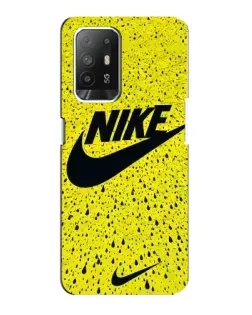 Чохол для OPPO F19 Pro Plus 5G з картинкою «Жовтий текстурний Nike»