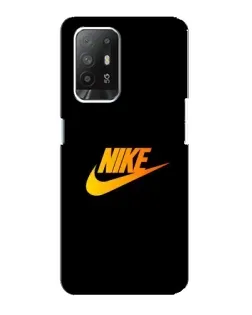 Чохол для OPPO F19 Pro Plus 5G з картинкою «Золотий логотип Nike»