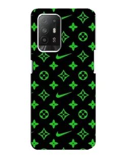Чехол для OPPO F19 Pro Plus 5G с картинкой «Неоновый принт LV»