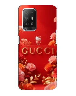 Чехол для OPPO F19 Pro Plus 5G с картинкой «Gucci — золотой сад» Чехол для OPPO F19 Pro Plus 5G с картинкой «Gucci — золотой сад»