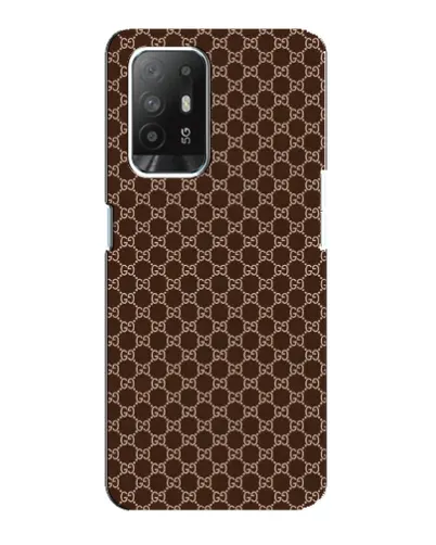 Чехол для OPPO F19 Pro Plus 5G с картинкой «Gucci — шоколадная сетка» Чехол для OPPO F19 Pro Plus 5G с картинкой «Gucci — шоколадная сетка»