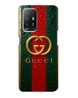 Чехол для OPPO F19 Pro Plus 5G с картинкой «Gucci — фирменная полоса и золото» Чехол для OPPO F19 Pro Plus 5G с картинкой «Gucci — фирменная полоса и золото»