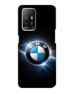 Чехол для OPPO F19 Pro Plus 5G с картинкой «BMW — неоновое сияние»