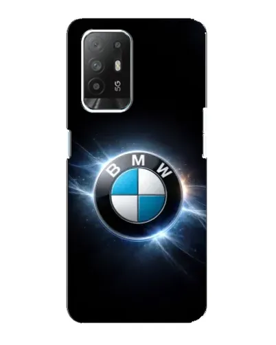 Чехол для OPPO F19 Pro Plus 5G с картинкой «BMW — неоновое сияние»