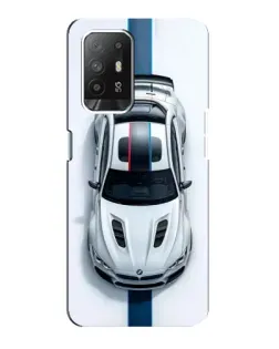 Чехол для OPPO F19 Pro Plus 5G с картинкой «Вид сверху — BMW M»