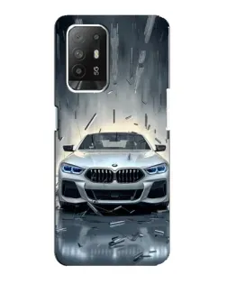 Чехол для OPPO F19 Pro Plus 5G с картинкой «BMW в свете фар»