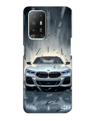 Чехол для OPPO F19 Pro Plus 5G с картинкой «BMW в свете фар»