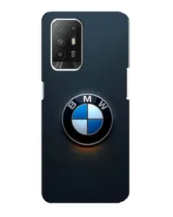 Чехол для OPPO F19 Pro Plus 5G с картинкой «Логотип BMW — минимализм»