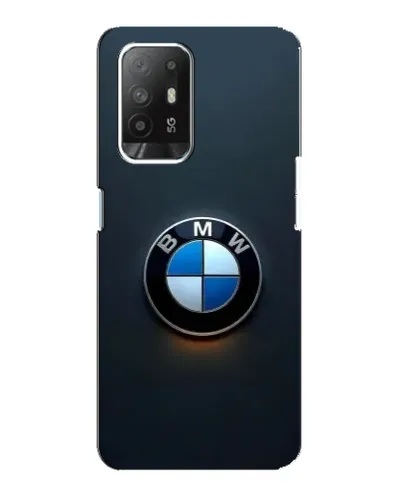 Чехол для OPPO F19 Pro Plus 5G с картинкой «Логотип BMW — минимализм»