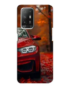 Чехол для OPPO F19 Pro Plus 5G с картинкой «Осенняя BMW M4»