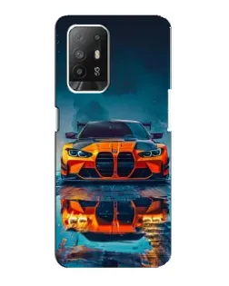 Чехол для OPPO F19 Pro Plus 5G с картинкой «BMW — золотая эмблема»