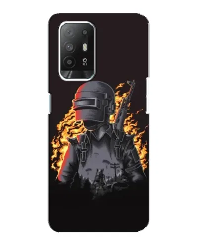 Чохол для OPPO F19 Pro Plus 5G з картинкою «PUBG — вогняний силует» Чохол для OPPO F19 Pro Plus 5G з картинкою «PUBG — вогняний силует»