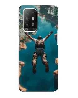 Чохол для OPPO F19 Pro Plus 5G з картинкою «PUBG — вільне падіння»