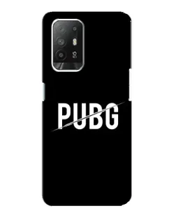 Чохол для OPPO F19 Pro Plus 5G з картинкою «PUBG — білий логотип»